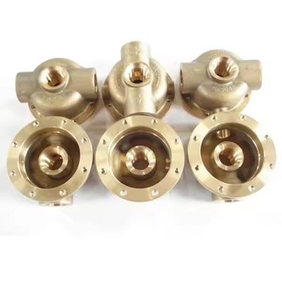Các bộ phận đúc đồng đồng đồng đồng vàng tùy chỉnh cho máy móc phần cứng